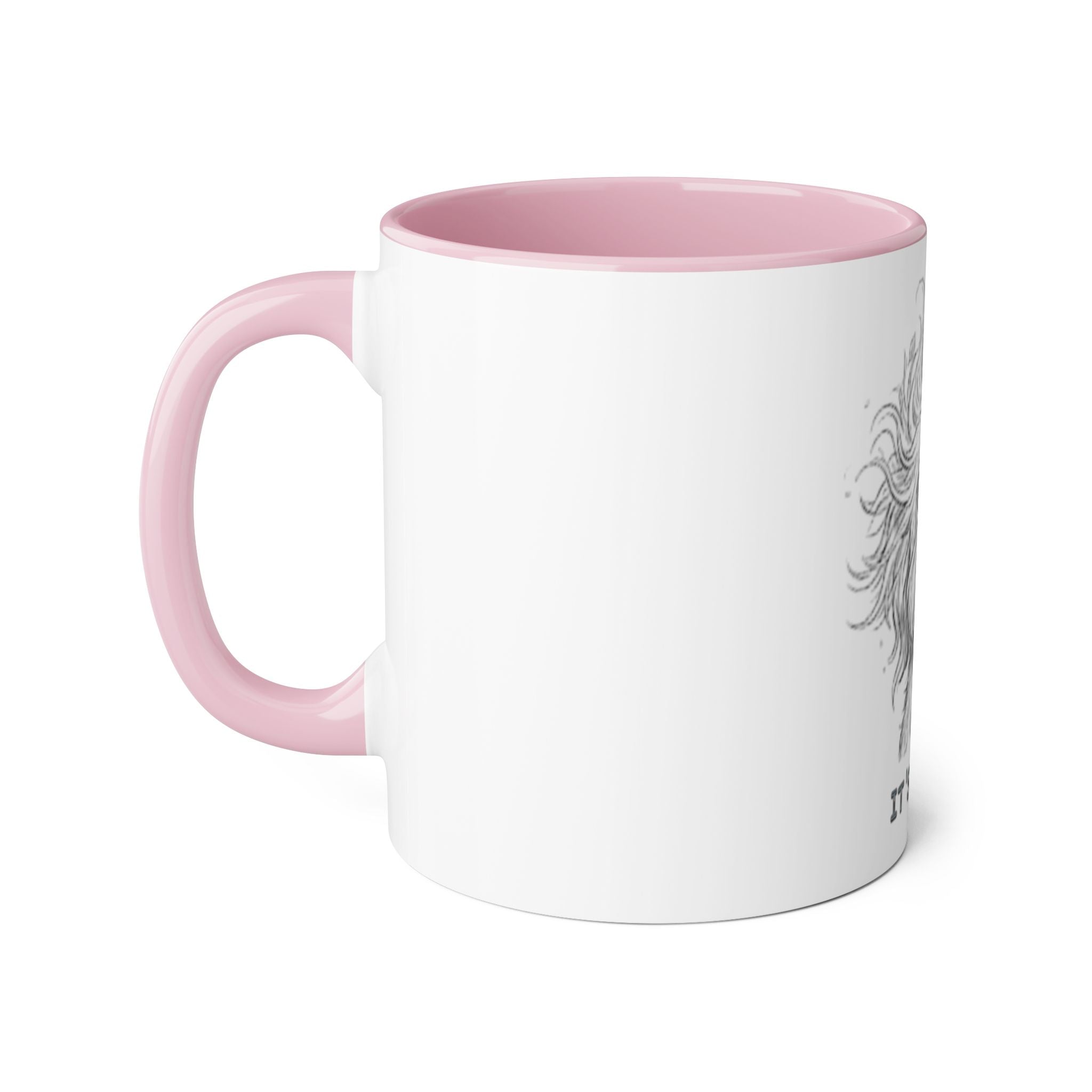 It's Monday Dog Mug — Cute Fluffy Pup Coffee Accent Mug, Funny Workweek Gift